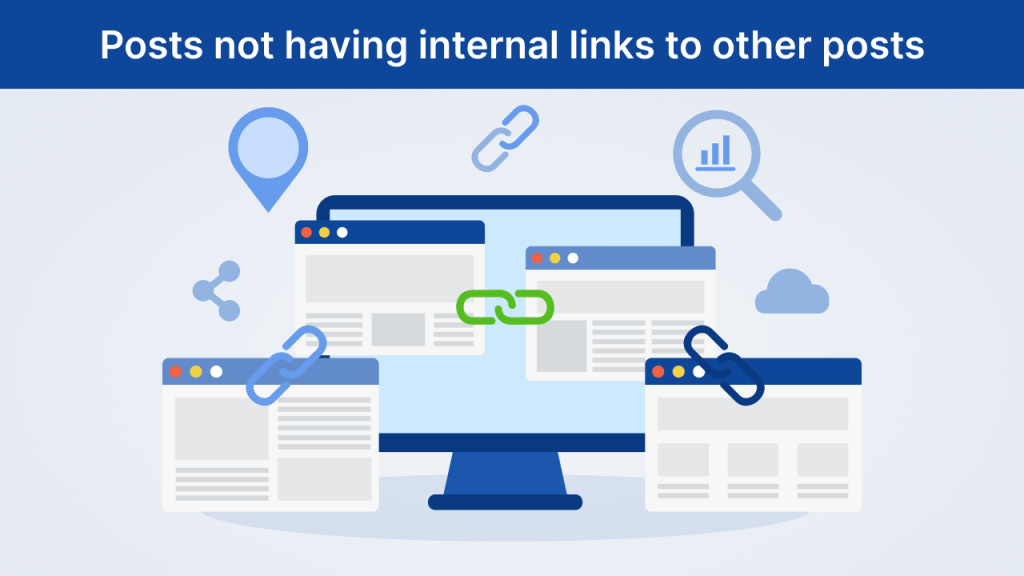 image representing SEO benefits of internal links