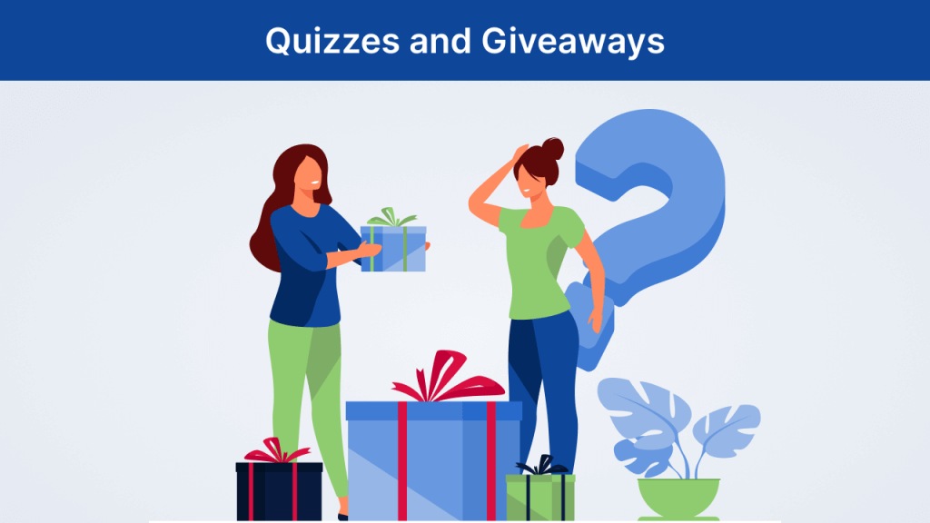 backlinks via quizzes and giveaways